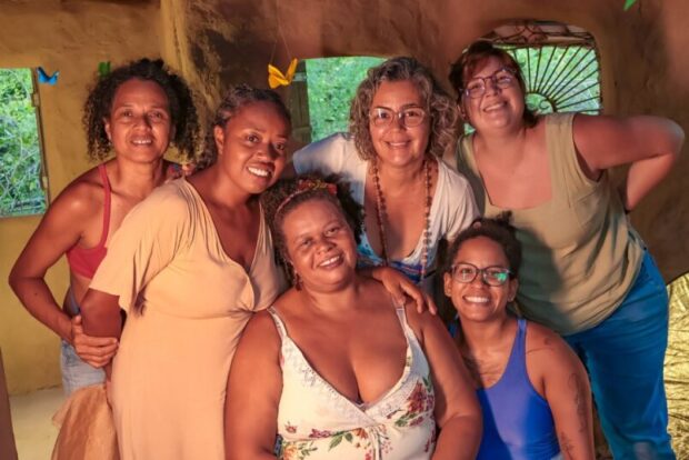 Parte da equipe do filme Dalvinhas.